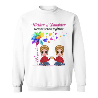 Personalized Mom Daughter Sweatshirt - Thegiftio UK