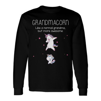 Personalized Mom Grandma Aunt Unicorn Long Sleeve Shirt - Thegiftio UK