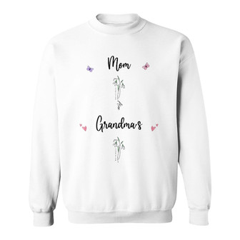 Personalized Mom Grandma Birth Flowers Sweatshirt - Thegiftio UK
