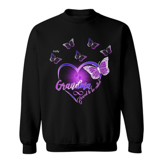 Personalized Mom Grandma Butterflies Sweatshirt - Thegiftio UK