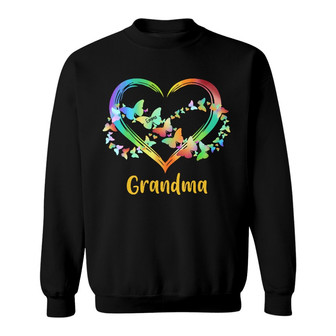 Personalized Mom Grandma Butterfly Sweatshirt - Thegiftio UK