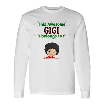 Personalized Mom Grandma Christmas Long Sleeve Shirt - Thegiftio UK