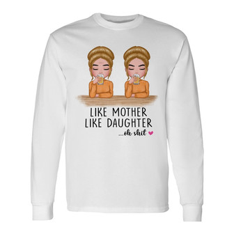 Personalized Mom Grandma Daughter Long Sleeve Shirt - Thegiftio UK