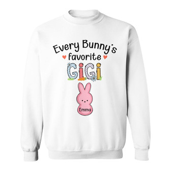 Personalized Mom Grandma Easter Bunny Sweatshirt - Thegiftio UK