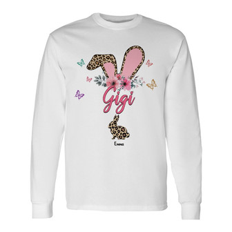 Personalized Mom Grandma Easter Long Sleeve Shirt - Thegiftio UK