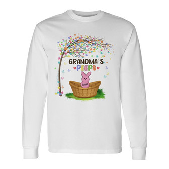 Personalized Mom Grandma Easter Peeps Long Sleeve Shirt - Thegiftio UK