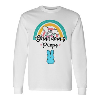 Personalized Mom Grandma Easter Peeps Long Sleeve Shirt - Thegiftio UK