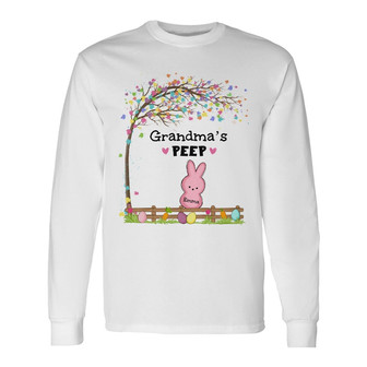 Personalized Mom Grandma Easter Peeps Long Sleeve Shirt - Thegiftio UK