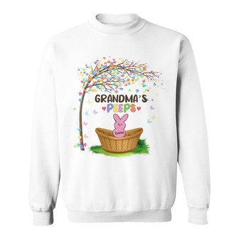 Personalized Mom Grandma Easter Peeps Sweatshirt - Thegiftio UK