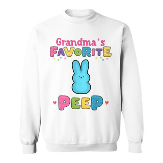 Personalized Mom Grandma Easter Peeps Sweatshirt - Thegiftio UK
