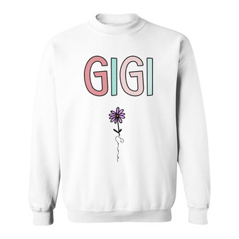 Personalized Mom Grandma Flower Sweatshirt - Thegiftio UK