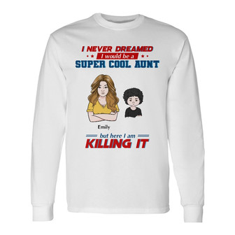 Personalized Mom Grandma Long Sleeve Shirt - Thegiftio UK