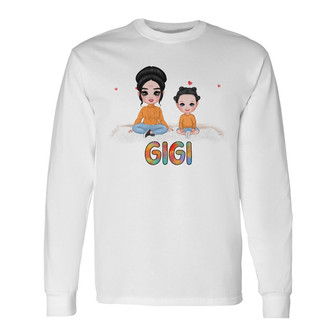 Personalized Mom Grandma Long Sleeve Shirt - Thegiftio UK