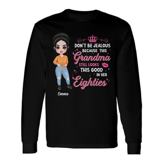 Personalized Mom Grandma Long Sleeve Shirt - Thegiftio UK