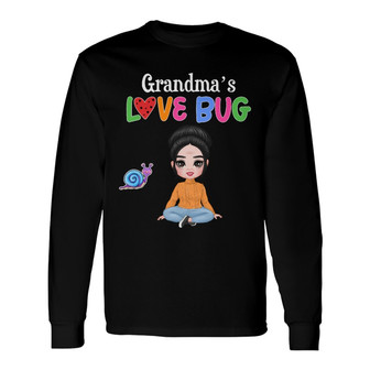 Personalized Mom Grandma Love Bugs Long Sleeve Shirt - Thegiftio UK