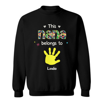 Personalized Mom Grandma Nana Belongs Sweatshirt - Thegiftio UK