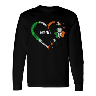 Personalized Mom Grandma Patrick's Day Long Sleeve Shirt - Thegiftio UK
