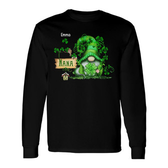 Personalized Mom Grandma Patrick's Day Long Sleeve Shirt - Thegiftio UK