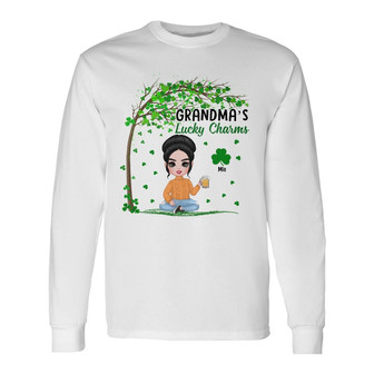 Personalized Mom Grandma Patrick's Day Long Sleeve Shirt - Thegiftio UK