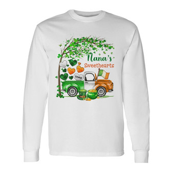 Personalized Mom Grandma Patrick's Day Long Sleeve Shirt - Thegiftio UK