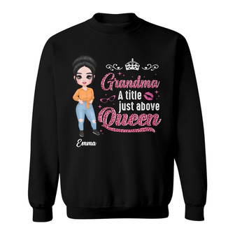 Personalized Mom Grandma Sweatshirt - Thegiftio UK