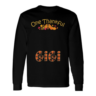 Personalized Mom Grandma Thankful Fall Long Sleeve Shirt - Thegiftio UK