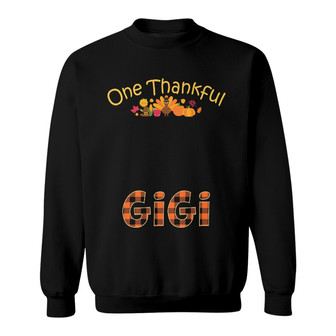 Personalized Mom Grandma Thankful Fall Sweatshirt - Thegiftio UK