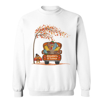 Personalized Mom Grandma Turkey Fall Halloween Sweatshirt - Thegiftio UK