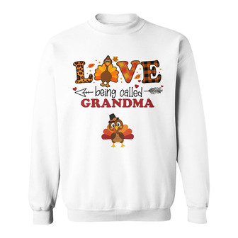 Personalized Mom Grandma Turkey Fall Halloween Sweatshirt - Thegiftio UK