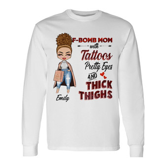 Personalized Mom Long Sleeve Shirt - Thegiftio UK