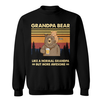 Personalized Papa Bear Sweatshirt - Thegiftio UK
