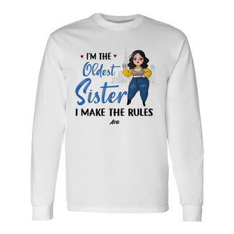 Personalized Sisters Long Sleeve Shirt - Thegiftio UK