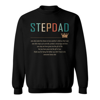 Personalized Step Dad FD Sweatshirt - Thegiftio UK