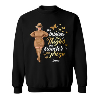 Personalized Thick Thigh Prize Sweatshirt - Thegiftio UK