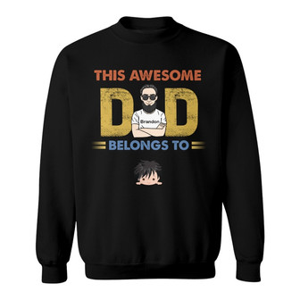 Personalized This Dad Sweatshirt - Thegiftio UK