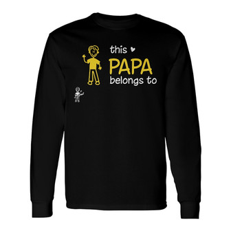 Personalized This Grandpa Long Sleeve Shirt - Thegiftio UK