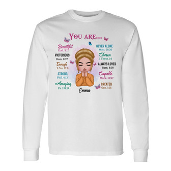 Personalized You Are Long Sleeve Shirt - Thegiftio UK