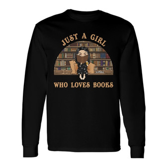 Reading Chibi Girl Custom Long Sleeve Shirt - Gift for Book Lovers - Thegiftio UK