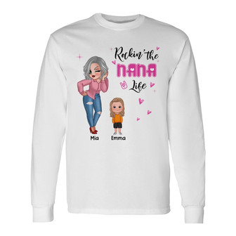 Rockin Grandma Life Sassy Woman Custom Shirt - Grandma Gift - Thegiftio UK