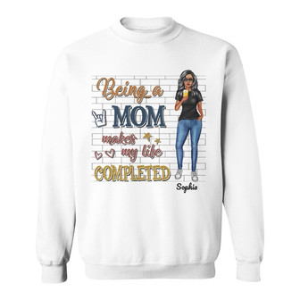 Rockin The Mom Life Custom Sweatshirt - Gift for Mother - Thegiftio UK
