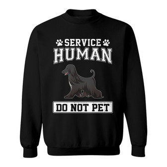 Service Human Walking Dog Custom Sweatshirt - Dog Lovers Gift - Thegiftio UK