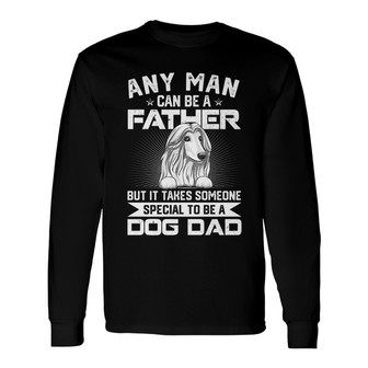 Someone Special To Be A Dog Dad Custom Long Sleeve Shirt - Thegiftio UK