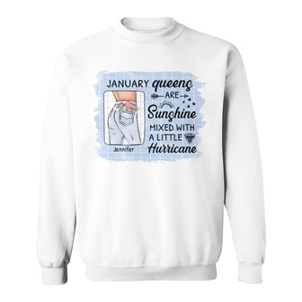Sunshine Mixed With A Little Hurricane Custom Sweatshirt - Gift - Thegiftio UK