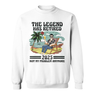 The Legend Has Retired Custom Sweatshirt - Retirement Gift - Thegiftio UK