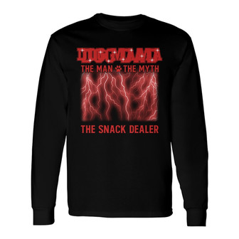 The Man The Myth The Snack Dealer Custom Long Sleeve Shirt - Thegiftio UK