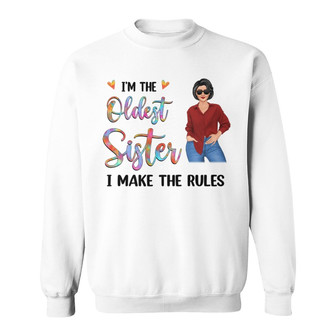 The Youngest Middle Oldest Sister Custom Sweatshirt - Thegiftio UK