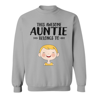 This Daddy Belongs To Cute Kid Face Custom Sweatshirt - Thegiftio UK