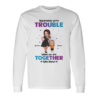 Trouble Together Sassy Grandma And Doll Grandkids Custom - Thegiftio UK