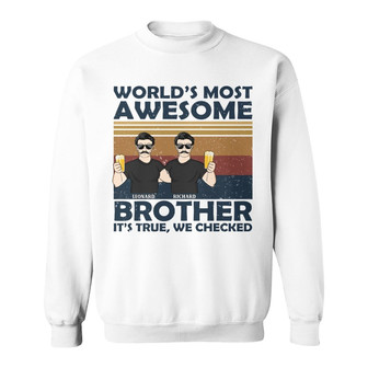 World's Most Awesome Sister Custom Sweatshirt - Gift for Sister - Thegiftio UK
