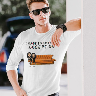 You Can't Sit With Us Custom Long Sleeve Shirt - Gift for Best Friends - Thegiftio UK